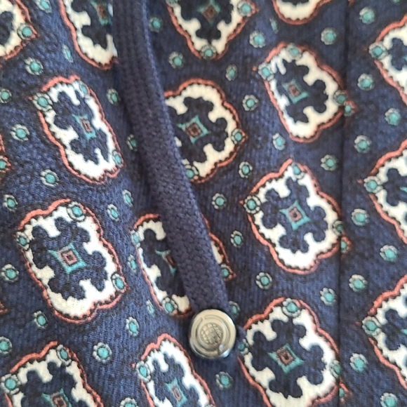 MAX STUDIO Tile Print Pattern Lightweight Blue Joggers - Picture 15 of 15
